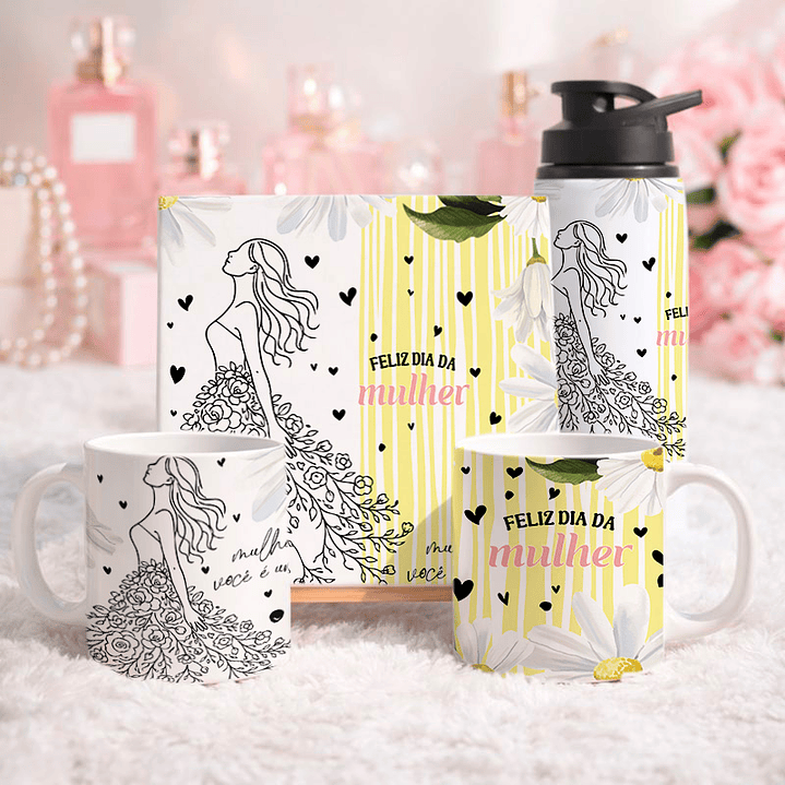 15 Artes para Azulejo Caneca e Squeeze Arquivo Editável  4