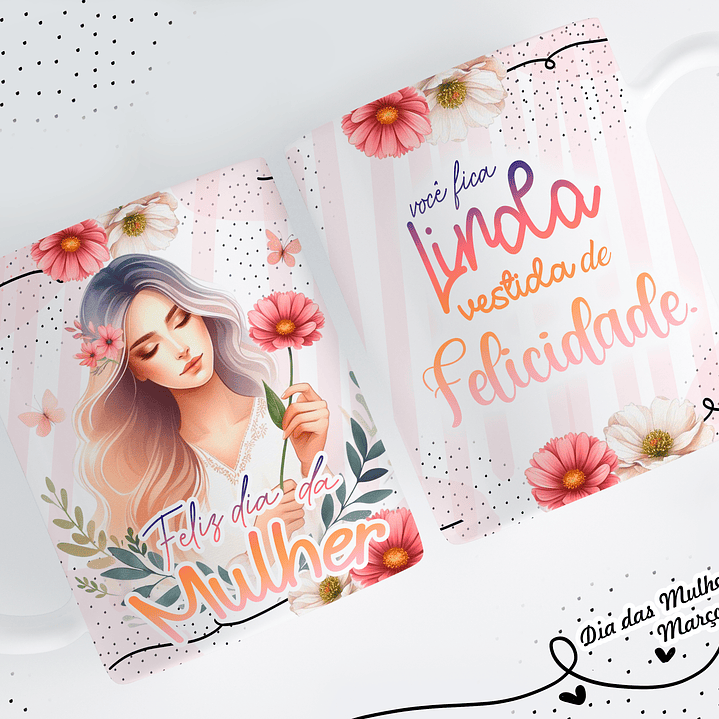 14 Artes para Caneca Dia das Mulheres Arquivo em Png  1