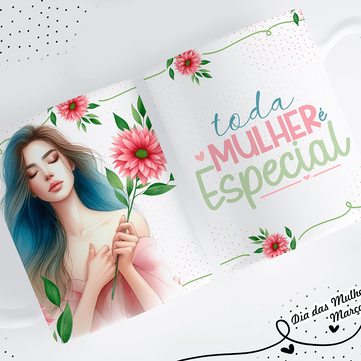 14 Artes para Caneca Dia das Mulheres Arquivo em Png  3