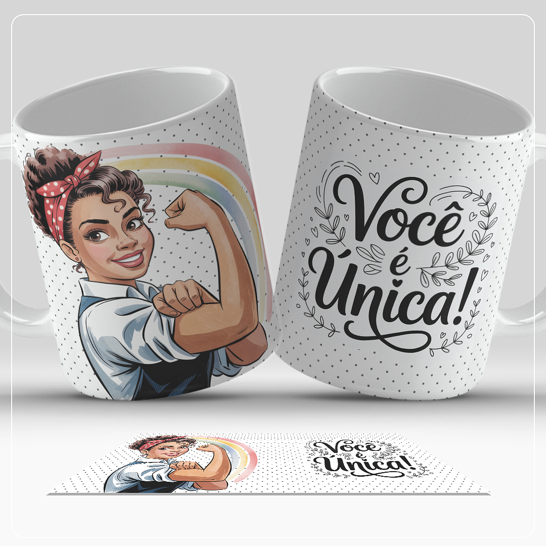 14 Artes para Caneca Dia das Mulheres Arquivo em Png  14