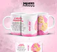 17 Artes para Caneca Dia das  Mulheres Personagens Arquivo em Jpg  - Thumbnail 4
