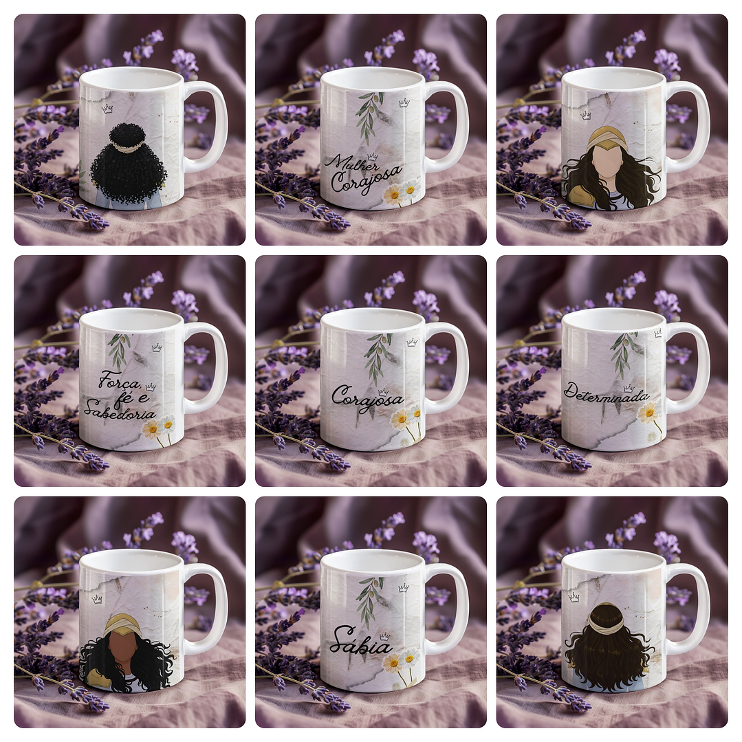 20 Artes para Caneca Dia Da Mulher Arquivo em Png 1