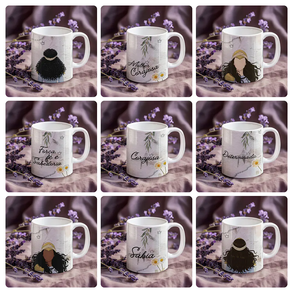 20 Artes para Caneca Dia Da Mulher Arquivo em Png 1