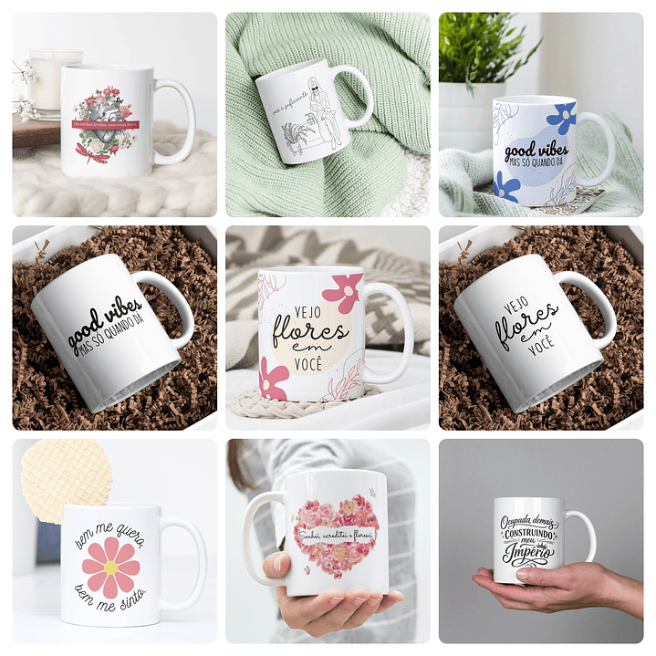 29 Artes para Caneca Dia Da Mulheres Arquivo em Png 3