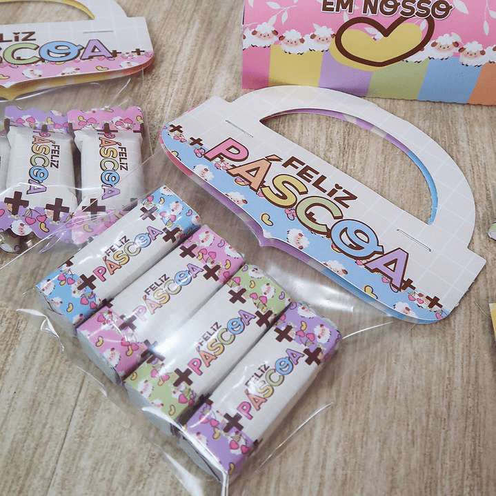 Arquivo de Corte Mimos Páscoa Coelhinho e Cristã Arquivo em Pdf 9