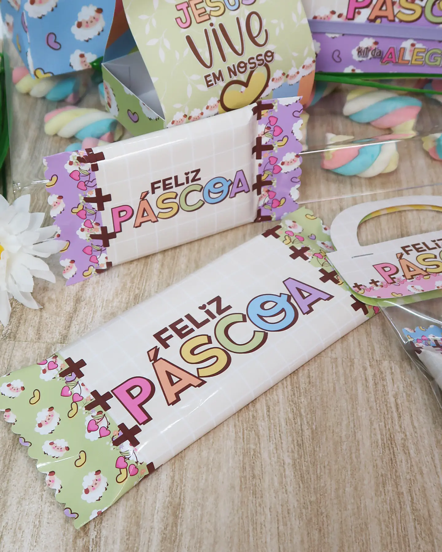 Arquivo de Corte Mimos Páscoa Coelhinho e Cristã Arquivo em Pdf 11