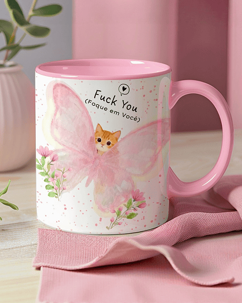 Arte Caneca Fuck You (Foque em Você) em Jpg