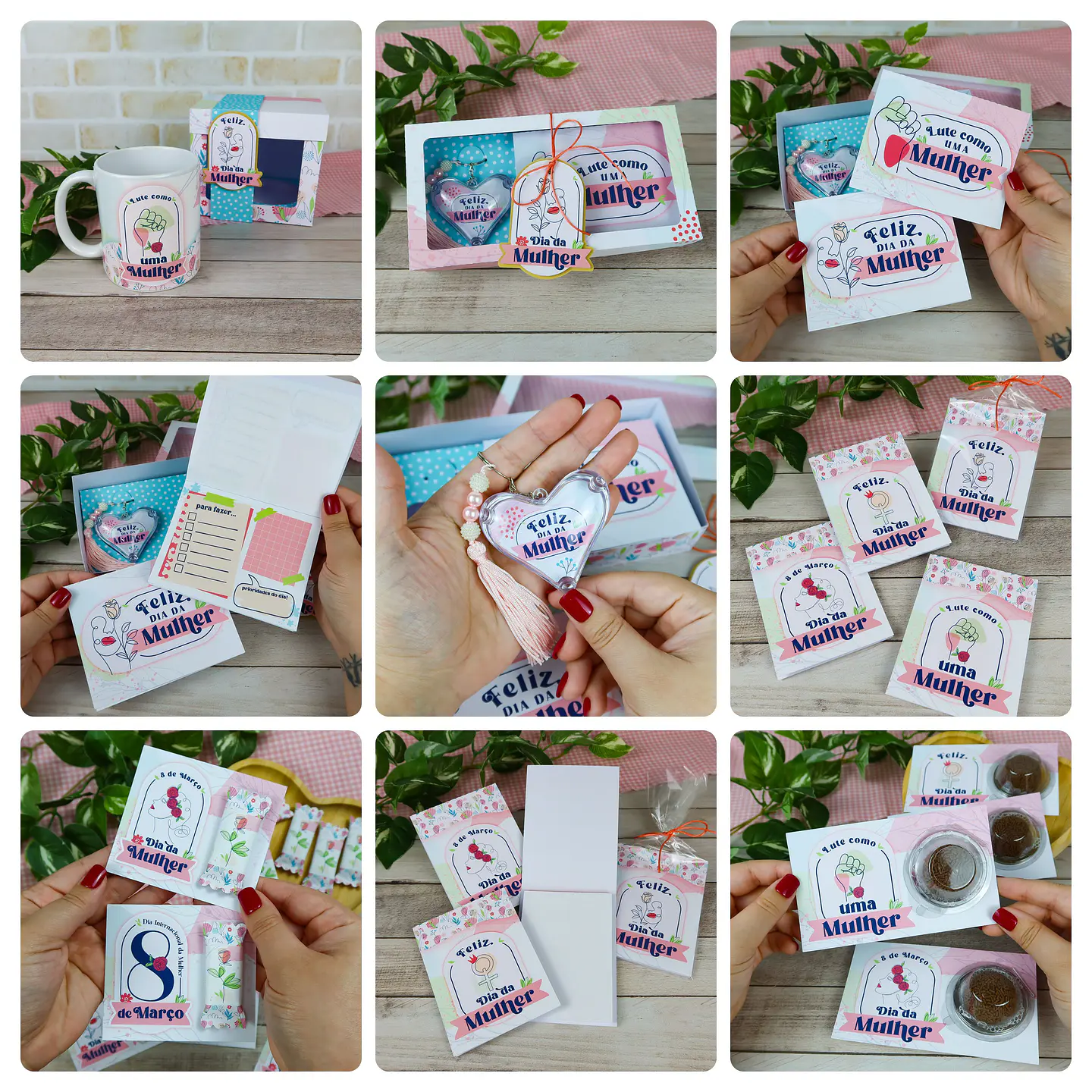 Arquivos de Corte Dia das Mulheres Mimos Arquivo em Pdf  1