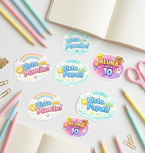 Arquivo Adesivo Visto pela Mamãe e Outros Arquivo em Svg