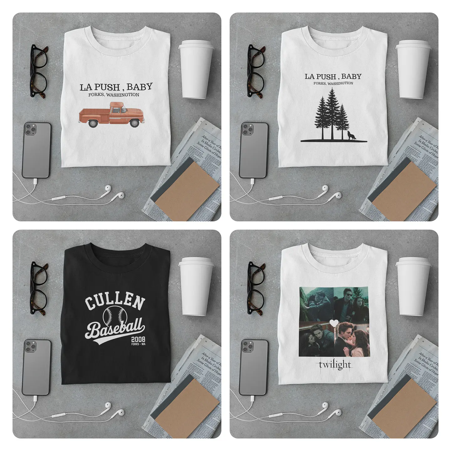 20 Artes para Caneca e Camisa Serie Filme Crepúsculo Arquivo em Png 2