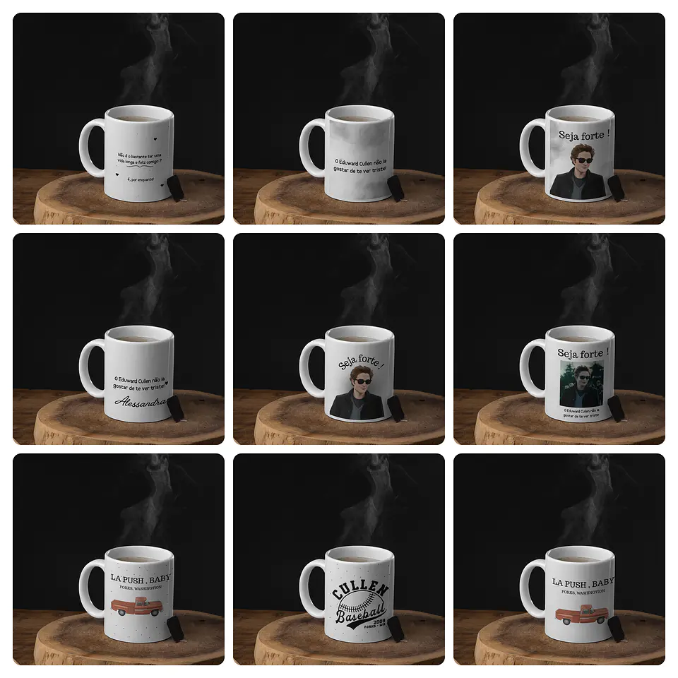 20 Artes para Caneca e Camisa Serie Filme Crepúsculo Arquivo em Png 4