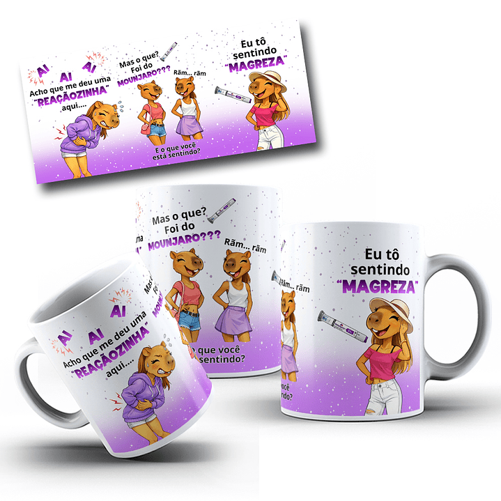 7 Artes para Canecas Mounjaro Arquivo em Png  1