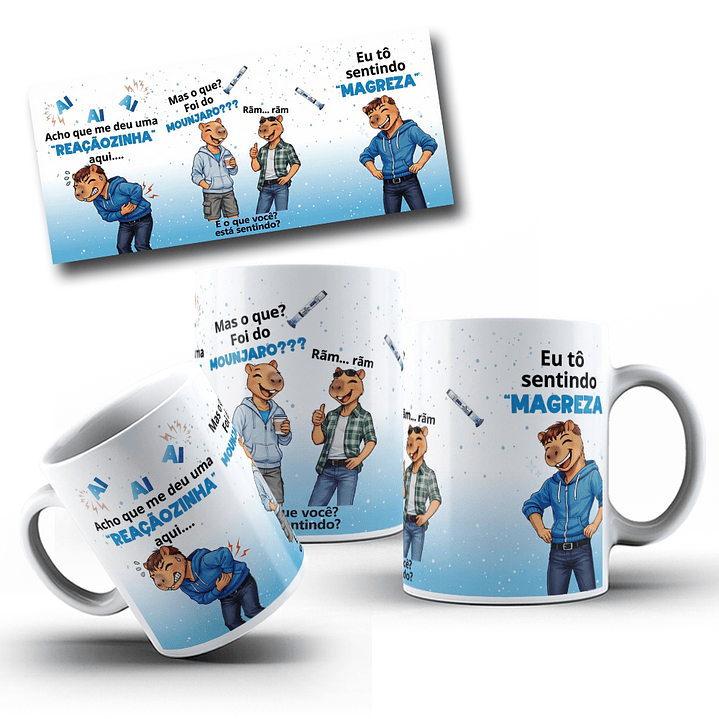 7 Artes para Canecas Mounjaro Arquivo em Png  5