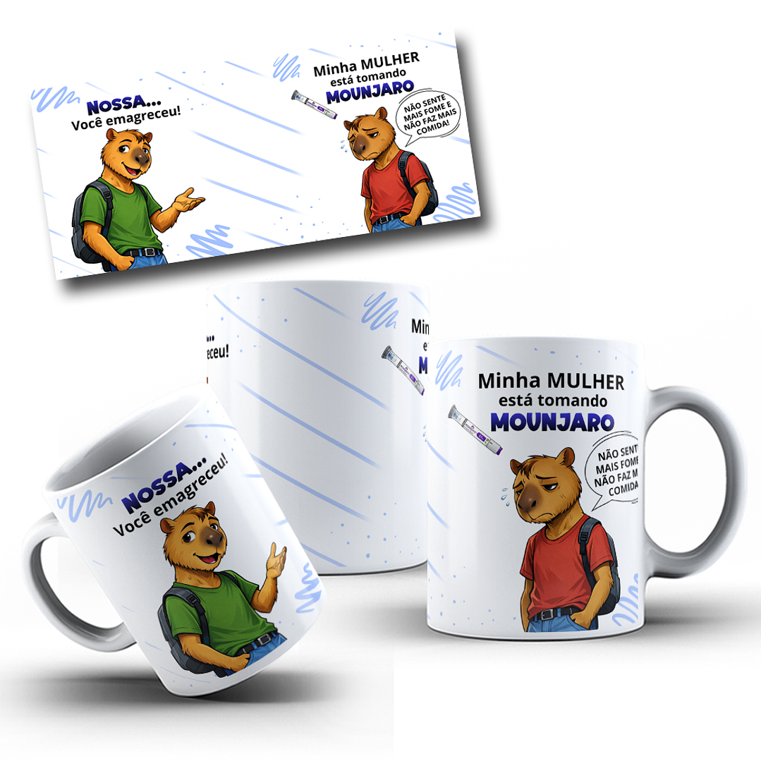 7 Artes para Canecas Mounjaro Arquivo em Png  6