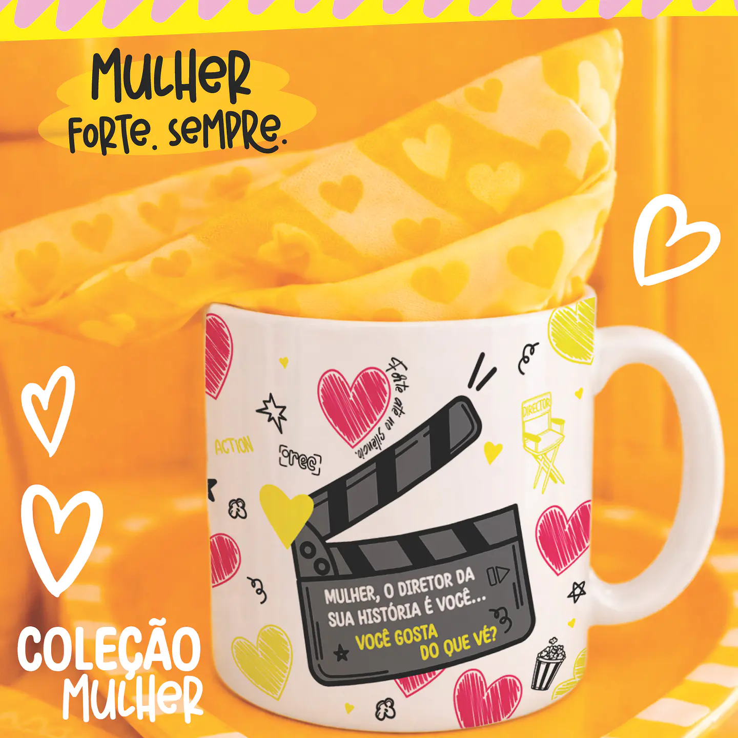 7 Artes para Caneca Dia Das Mulher Arquivo Editável  1