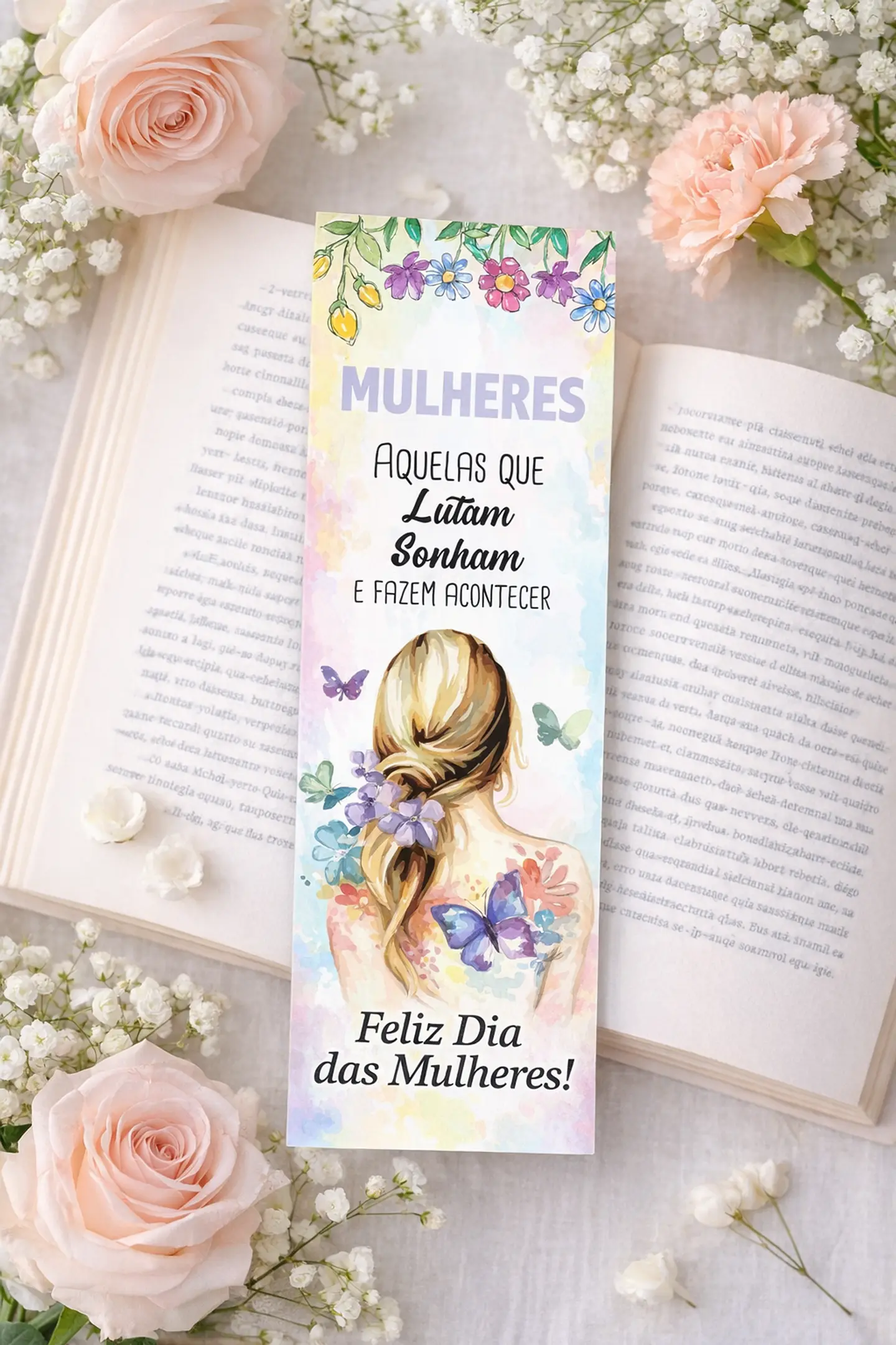 4 Artes Marca Paginas Dia das Mulheres Arquivo em Pdf 3