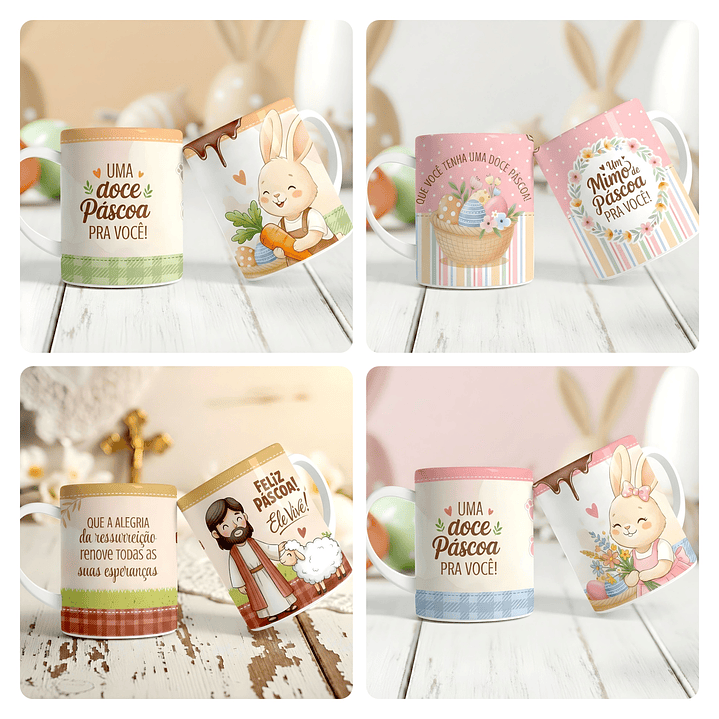 Arquivos Mimos Printables Páscoa Cristã e Coelhinhos Arquivo em Pdf 3