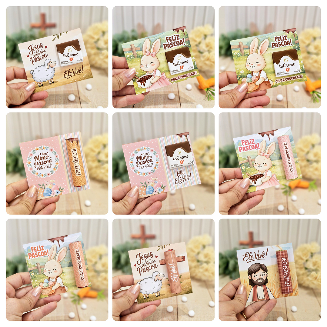 Arquivos Mimos Printables Páscoa Cristã e Coelhinhos Arquivo em Pdf 4