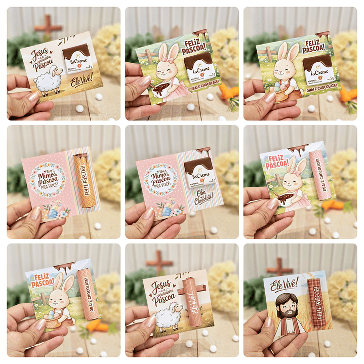 Arquivos Mimos Printables Páscoa Cristã e Coelhinhos Arquivo em Pdf 4