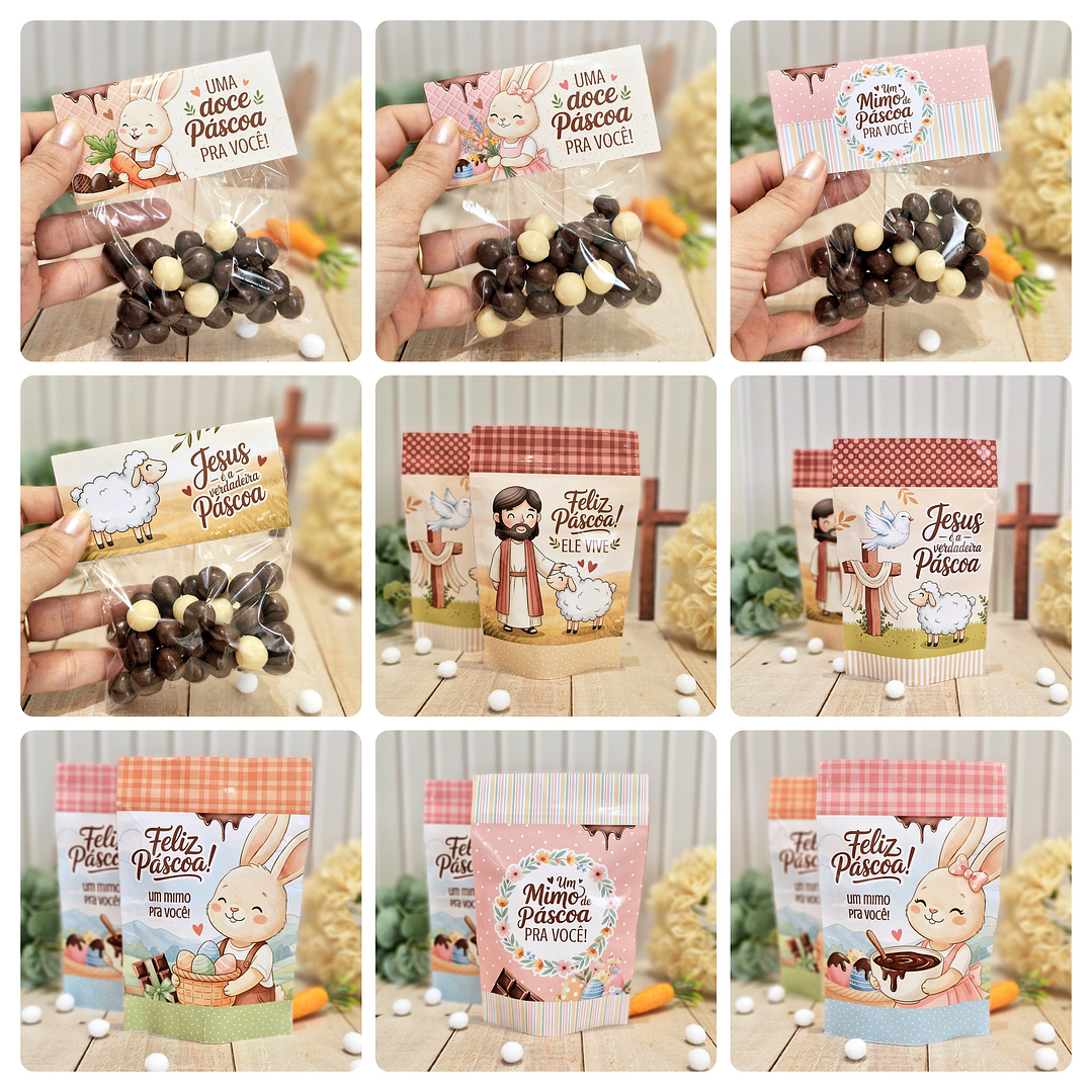 Arquivos Mimos Printables Páscoa Cristã e Coelhinhos Arquivo em Pdf 6