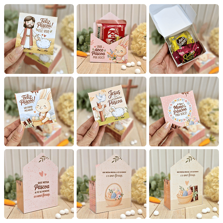 Arquivos Mimos Printables Páscoa Cristã e Coelhinhos Arquivo em Pdf 7