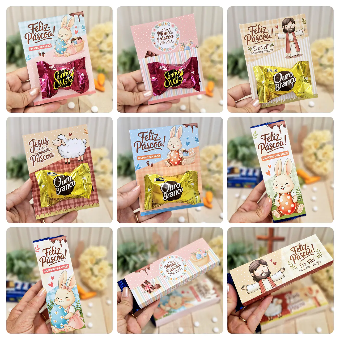 Arquivos Mimos Printables Páscoa Cristã e Coelhinhos Arquivo em Pdf 8