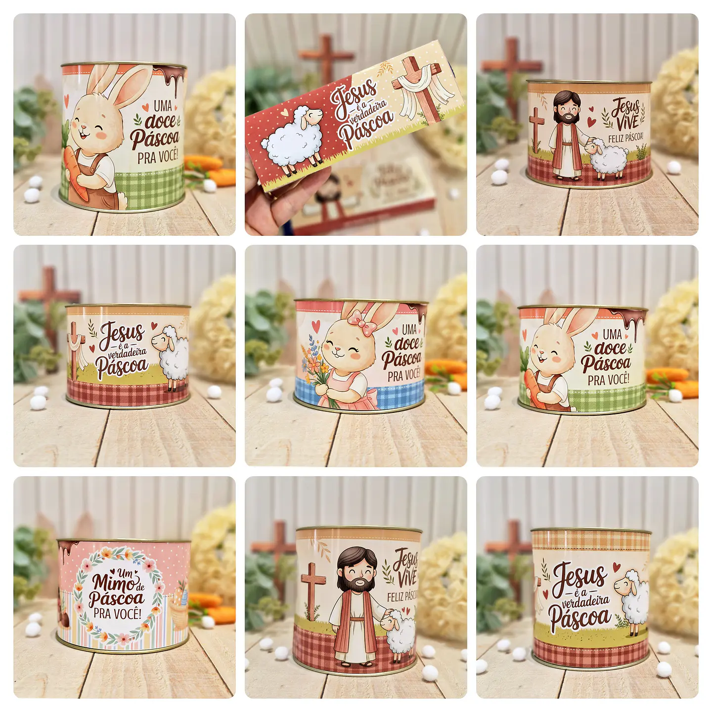 Arquivos Mimos Printables Páscoa Cristã e Coelhinhos Arquivo em Pdf 9