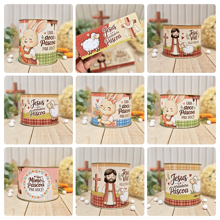 Arquivos Mimos Printables Páscoa Cristã e Coelhinhos Arquivo em Pdf 9