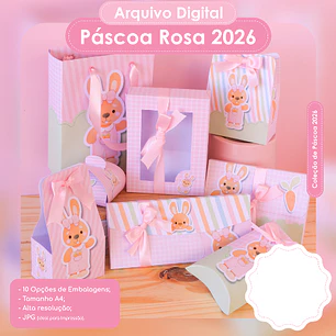 Arquivo Páscoa Rosa Mimos Arquivo em Png