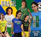 6 Artes para Camisa Futebol Brasil Torcida Arquivo Editável - Thumbnail 1