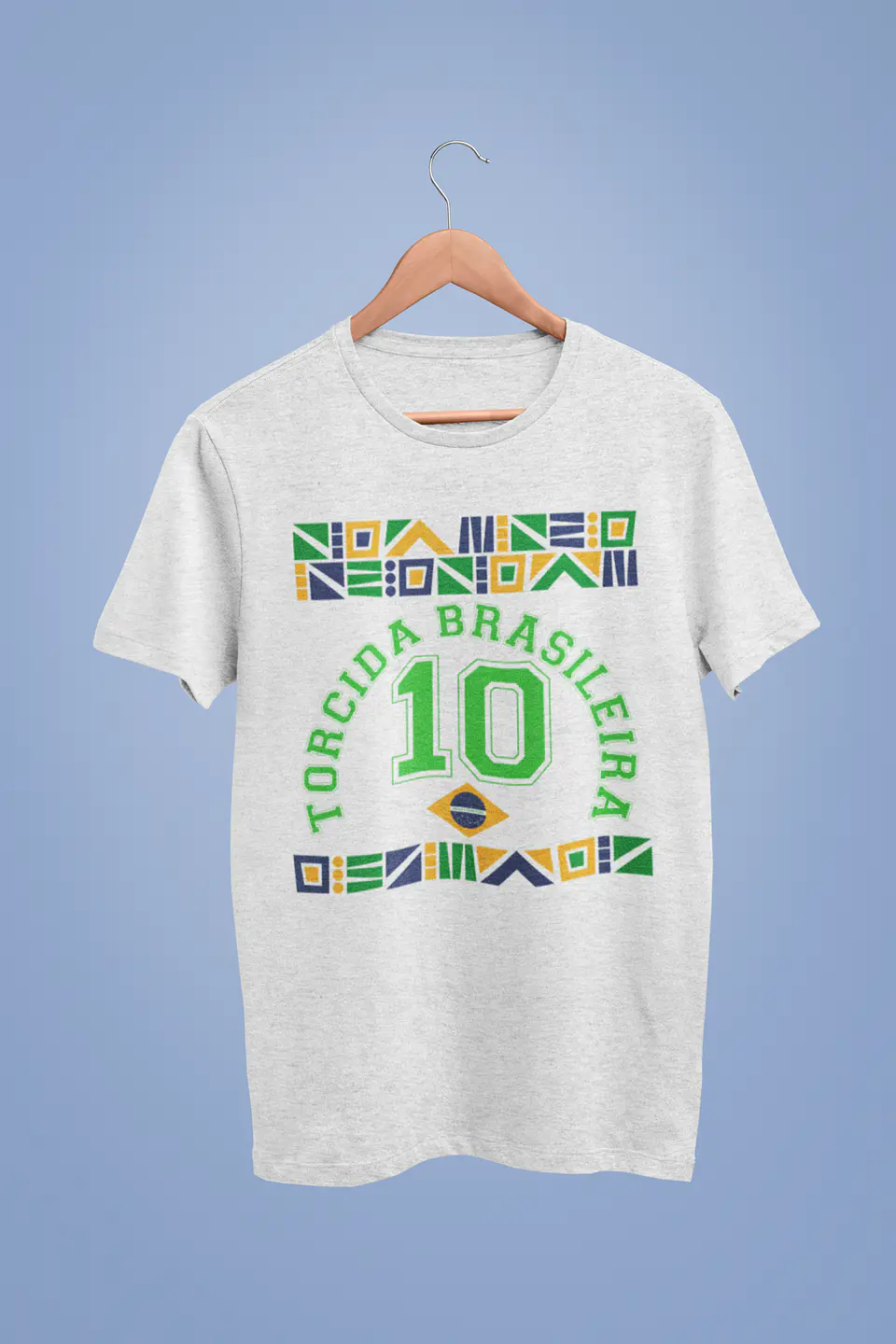 6 Artes para Camisa Futebol Brasil Torcida Arquivo Editável 4