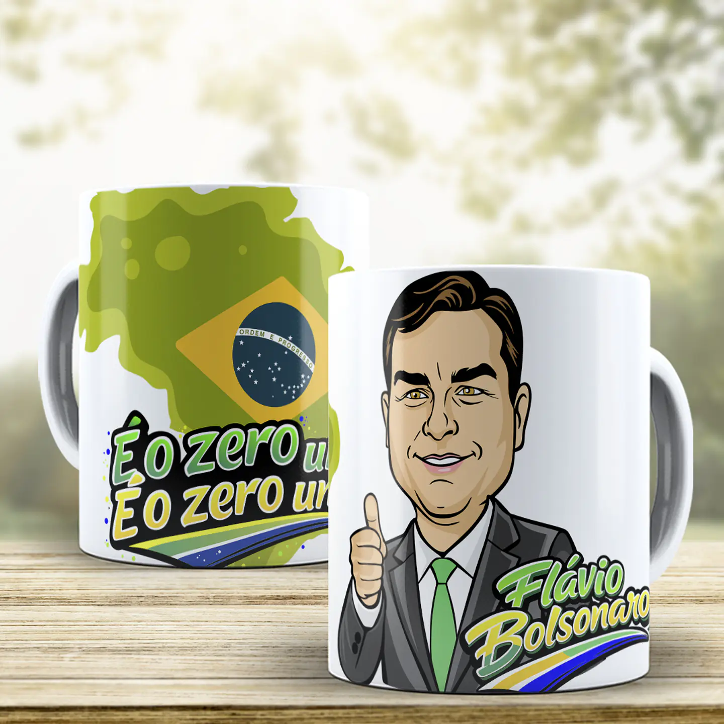 4 Artes para Caneca Flavio Bolsonaro Politica Arquivo em Editável  3