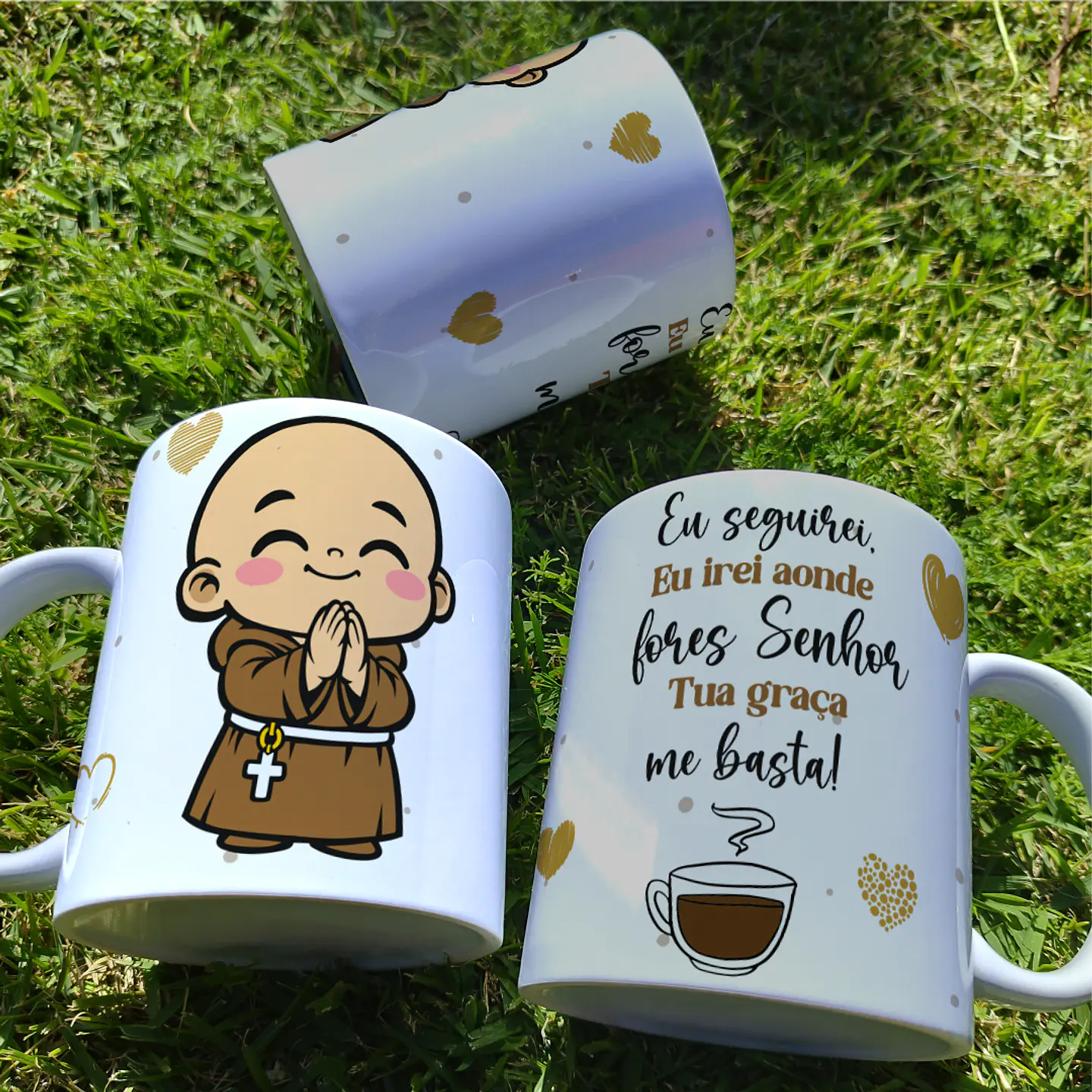 3 Artes para Caneca Frei em Orações Arquivo em Png 2