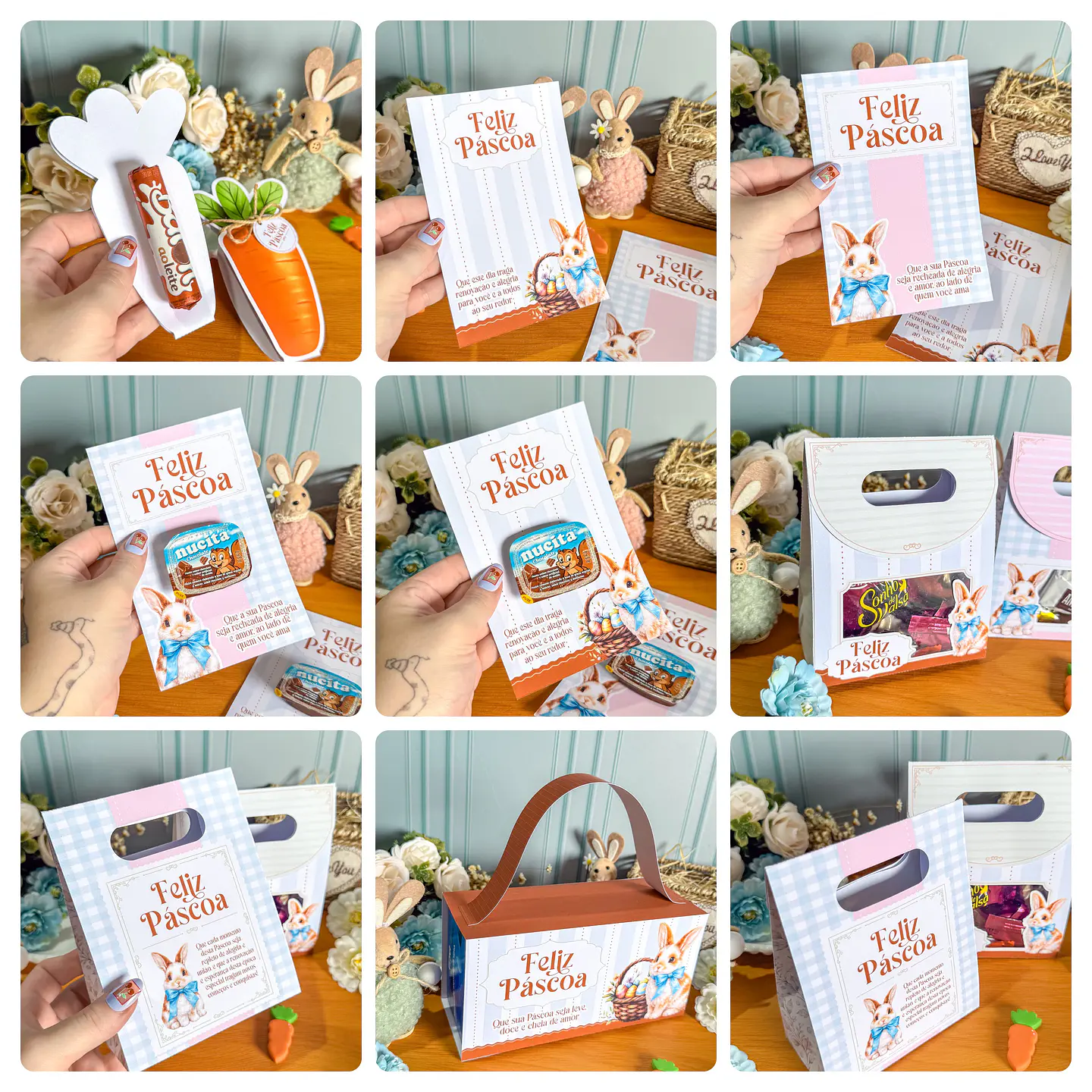 Arquivos Mimos Páscoa Coelhinhos Arquivo em Pdf 1