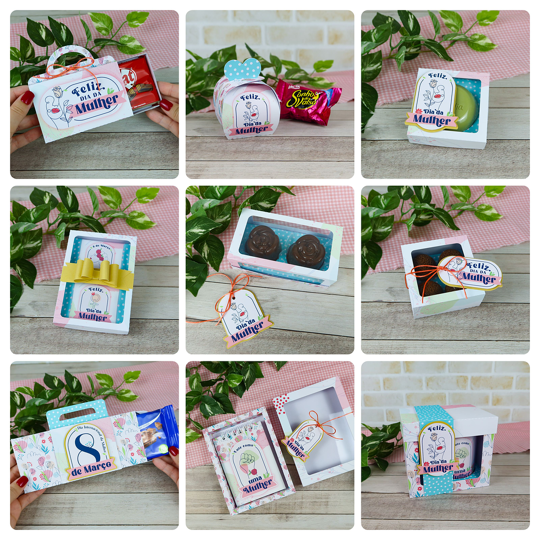 Arquivos de Corte Dia das Mulheres Mimos Arquivo em Pdf  2