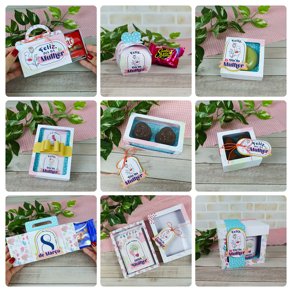 Arquivos de Corte Dia das Mulheres Mimos Arquivo em Pdf  2