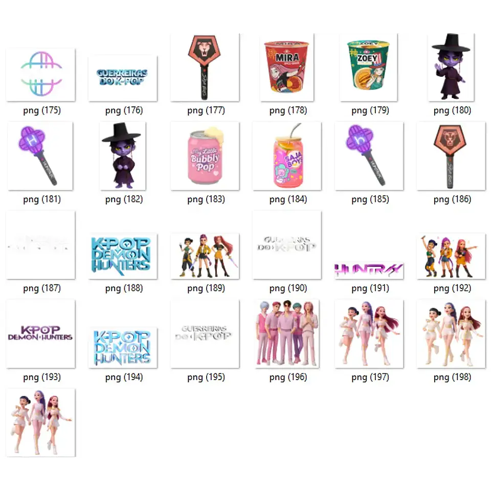 Kit Digital Guerreiras do K - Pop Arquivos em Png 8