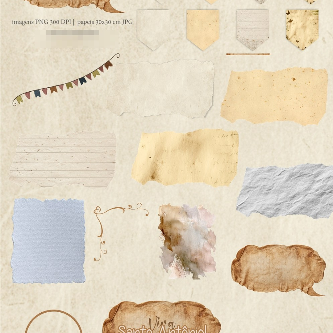 Kit Digital Viva Santo Antônio Toninho Arquivos em Png  2