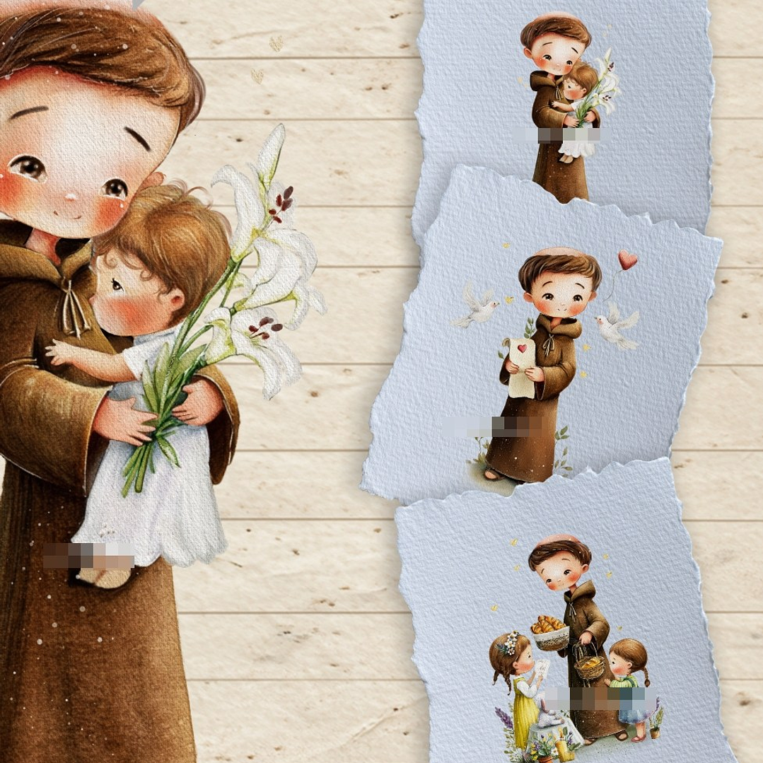 Kit Digital Viva Santo Antônio Toninho Arquivos em Png  4