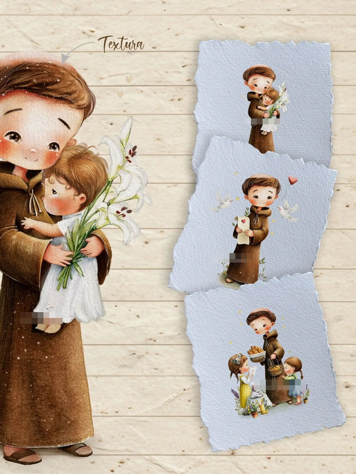 Kit Digital Viva Santo Antônio Toninho Arquivos em Png  4