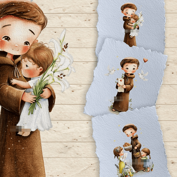 Kit Digital Viva Santo Antônio Toninho Arquivos em Png  4