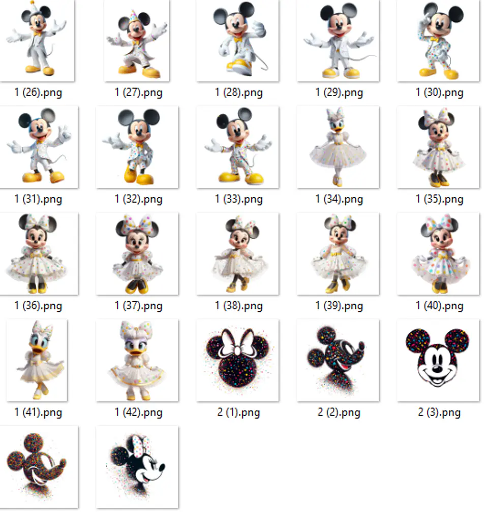Kit Digital Disney Celebration Arquivos em Png 2