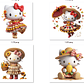 Kit Digital Festa Junina Hello Kitty Arquivos em Png - Thumbnail 4