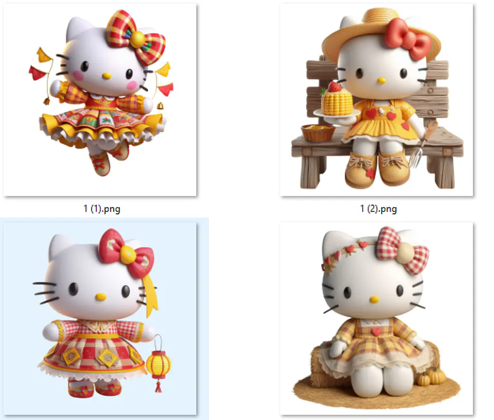 Kit Digital Festa Junina Hello Kitty Arquivos em Png 5