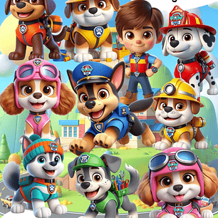 Kit Digital Patrulha Canina Arquivos em Png