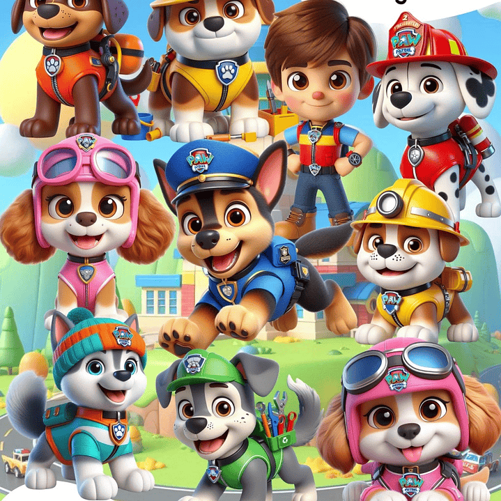 Kit Digital Patrulha Canina Arquivos em Png 1