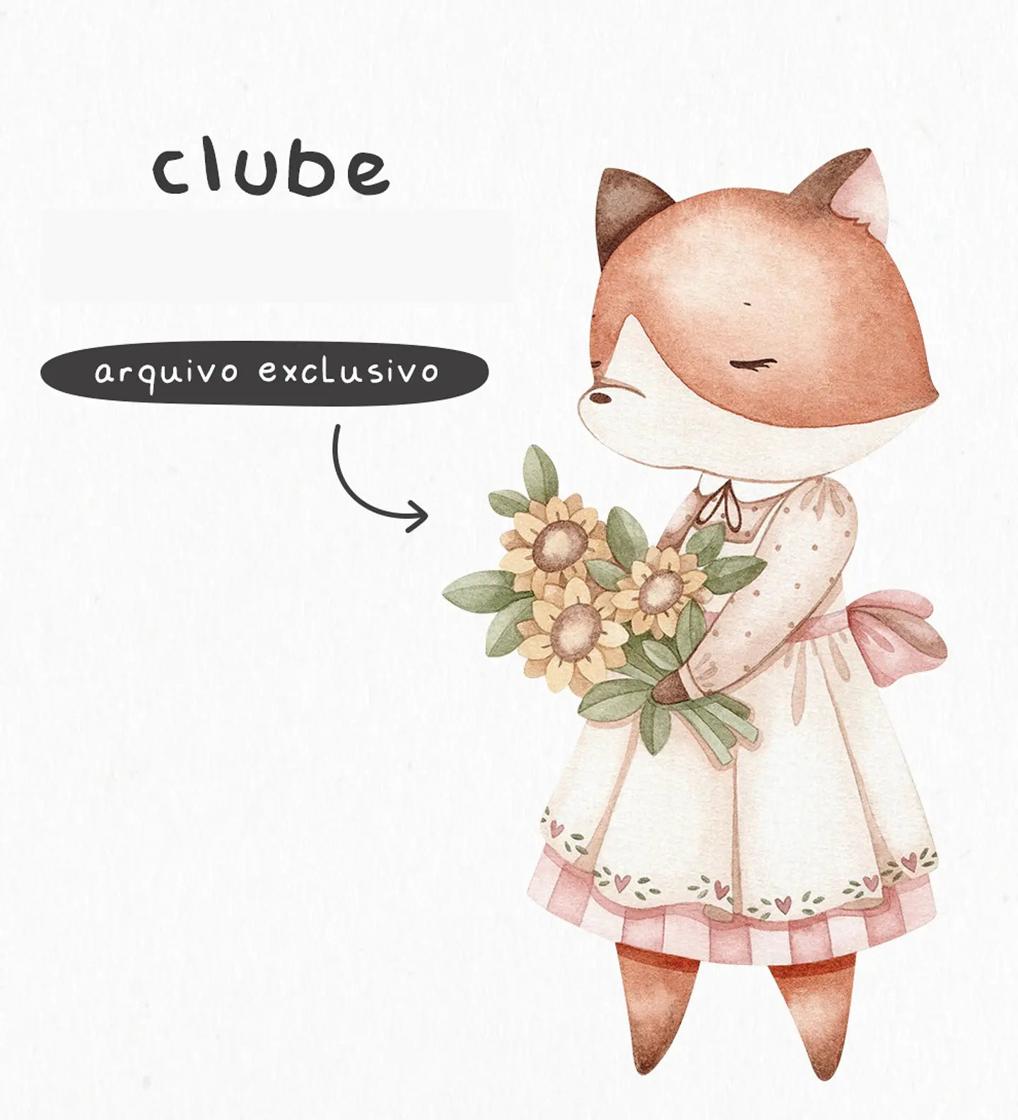 Kit Digital Fazendinha Azul Aquarelado Arquivos em Png 2