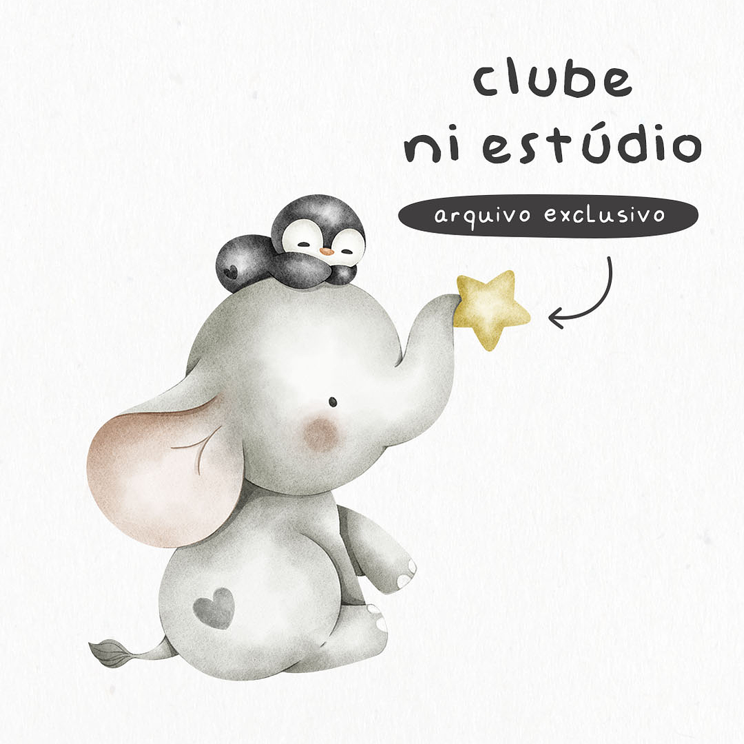 Kit Digital Fazendinha Azul Aquarelado Arquivos em Png 3