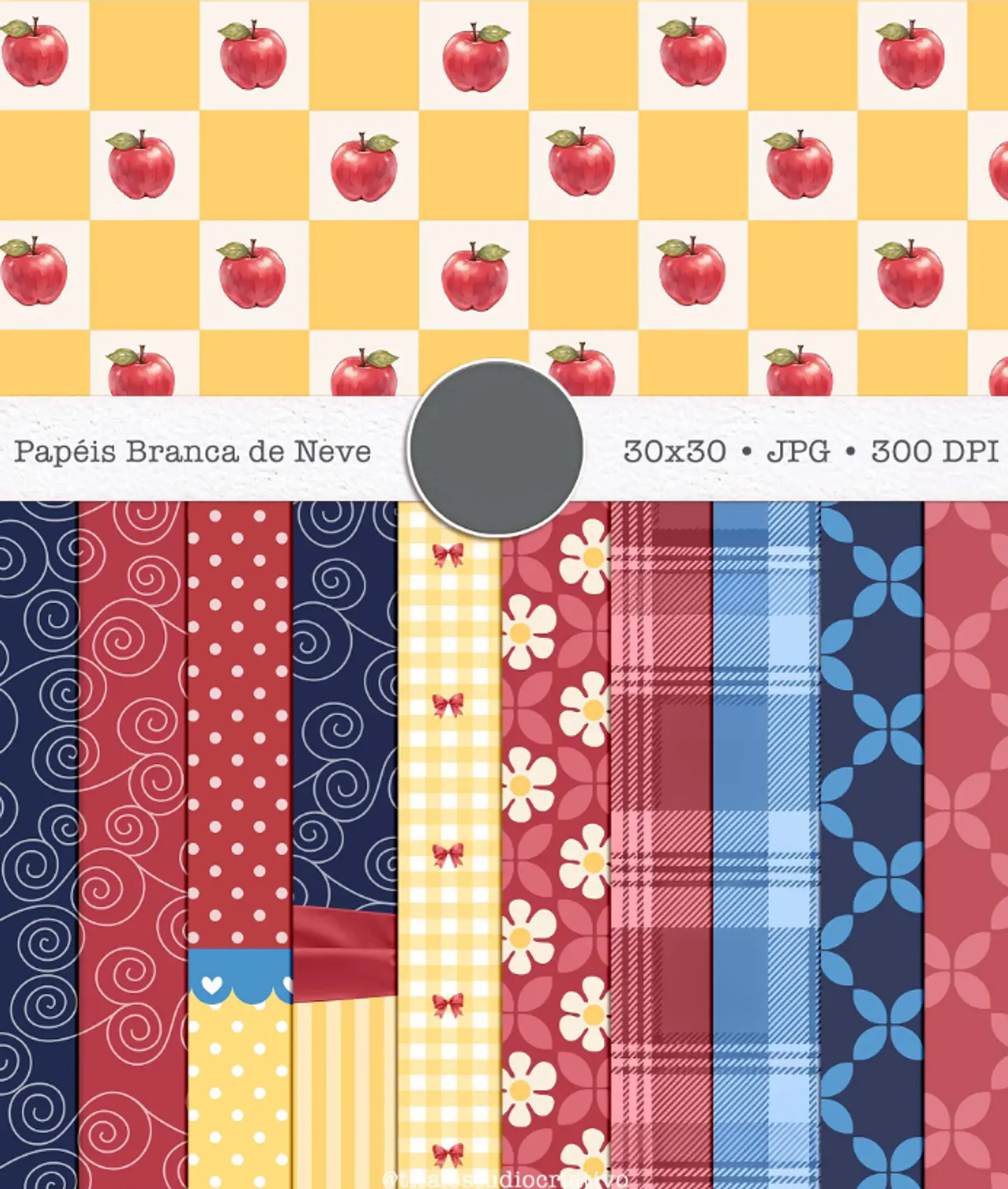 Kit Digital Princesas Era uma Vez Arquivos em Png 13