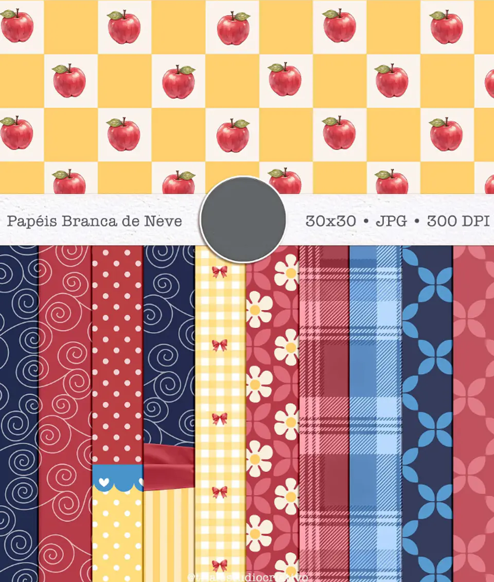 Kit Digital Princesas Era uma Vez Arquivos em Png 13